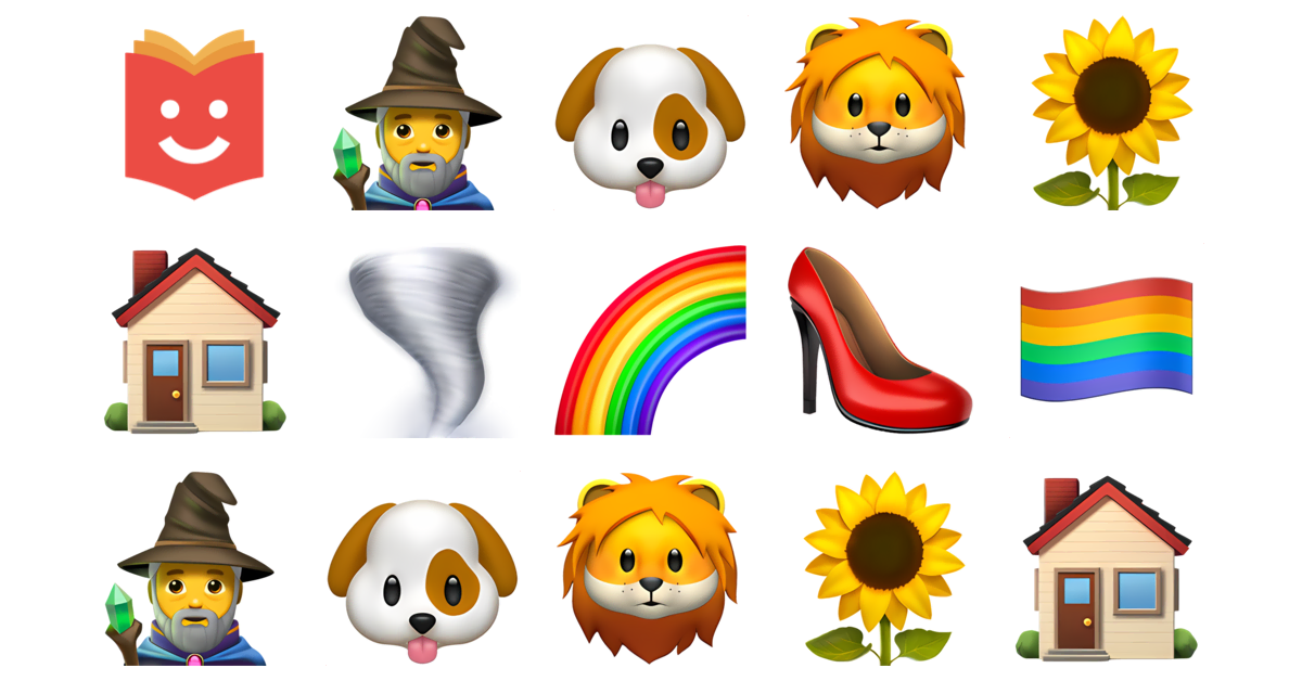 🌈👠🦁 The Wizard of Oz Emojis — Copy & Paste!