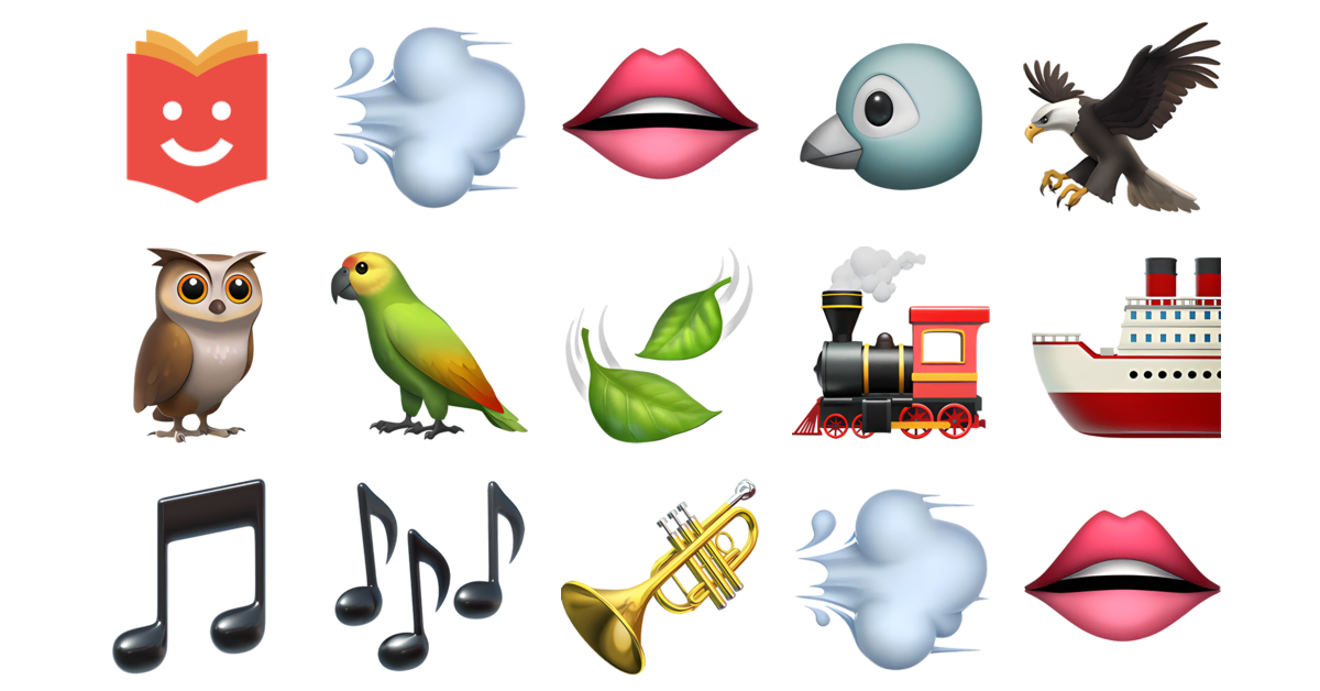 👄💨🎶 Whistle Emojis Collection 💨👄🐦🦅🦉🦜🍃 — Copy & Paste!