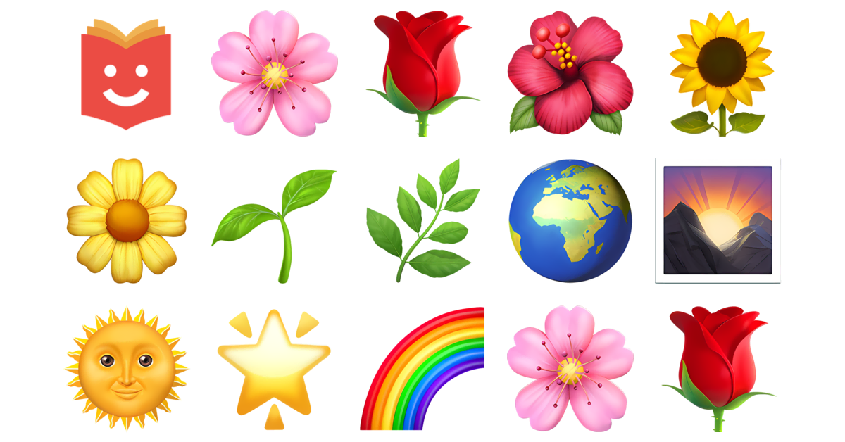 🌻🌈🤗 Wholesome Emojis Collection 🌸🌹🌺🌻🌼🌱🌿 — Copy & Paste!