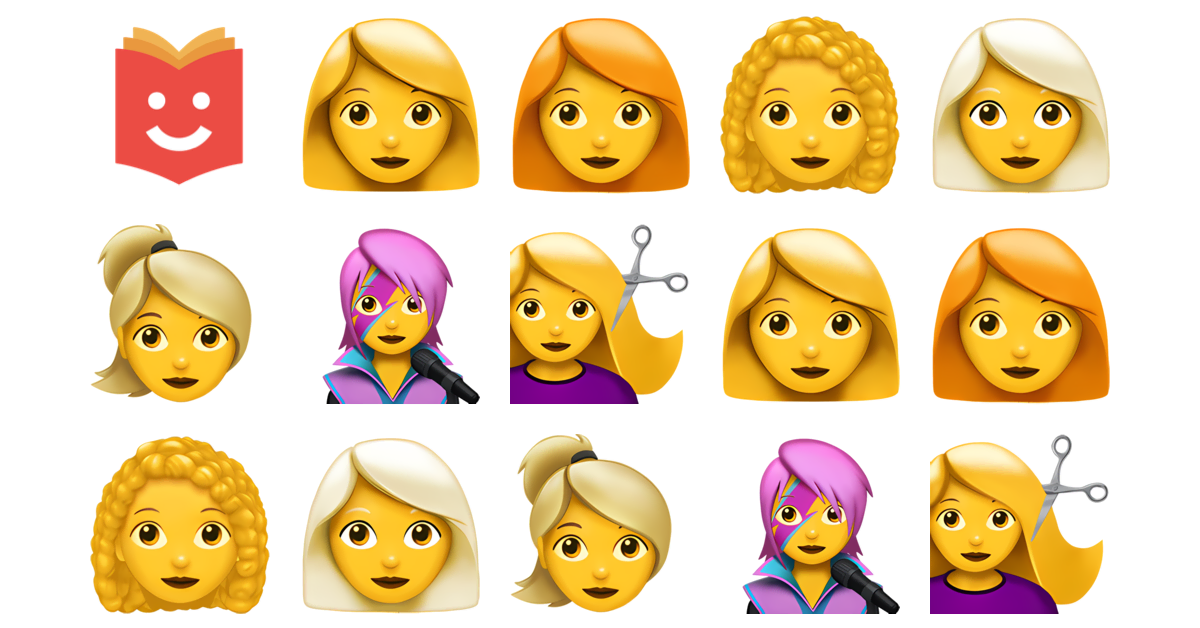 👩‍🦱👩‍🦰👩‍🦳👩👱‍♀️ Wig Emojis Collection 👩👩‍🦰👩‍🦱👩‍🦳👱‍♀️👩‍🎤💇‍♀️ — Copy & Paste!