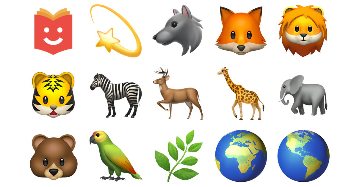 🐾🌿🦁 Wild Emojis Collection 💫🐺🦊🦁🐯🦓🦌 — Copy & Paste!