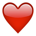 red heart emoji