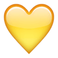 yellow heart emoji