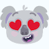 Heart eyes koala Skype