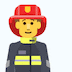 👨‍🚒 Man firefighter Skype