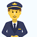 👨‍✈️ Man pilot Skype