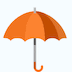 ☔ Parapluie avec gouttes de pluie Skype
