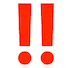 double-exclamation-mark Emoji softbank