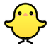 front-facing-baby-chick Emoji softbank