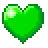 green-heart Emoji softbank