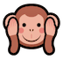 hear-no-evil-monkey Emoji softbank