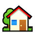 house-with-garden Emoji softbank