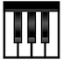musical-keyboard Emoji softbank