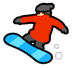 snowboarder Emoji softbank