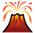 volcano Emoji softbank